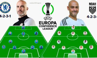 Chelsea Vs Noah Uefa Europa Conference League Lineup