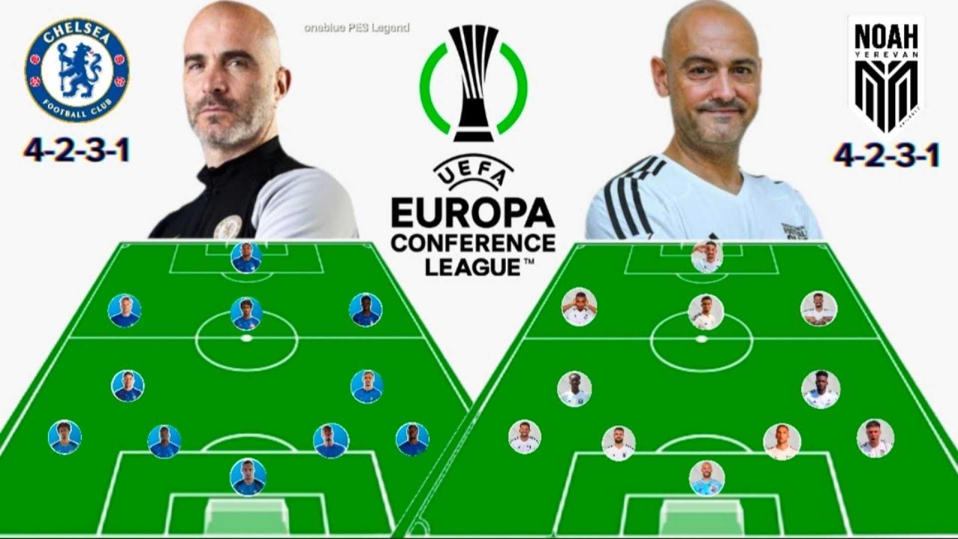 Chelsea Vs Noah Uefa Europa Conference League Lineup