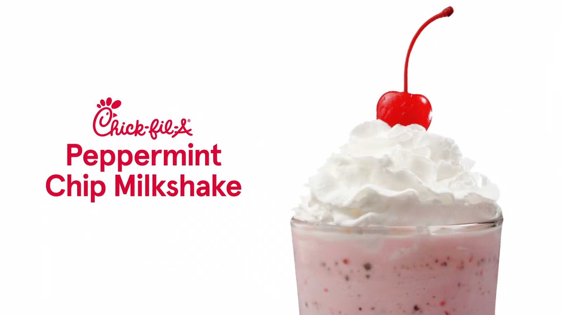 Chick Fil A Peppermint Chip Milkshake