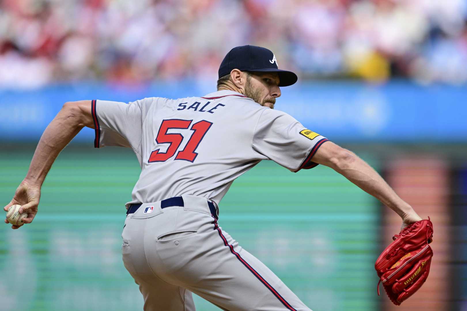 Chris Sale Pitching For Atlanta Braves