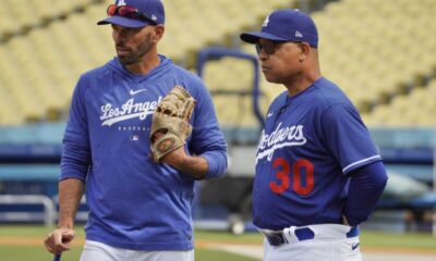 Chris Woodward Los Angeles Dodgers First Base Coach