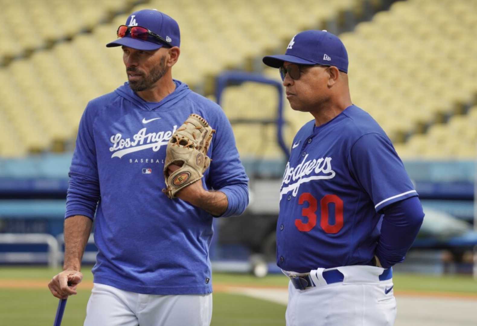 Chris Woodward Los Angeles Dodgers First Base Coach