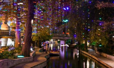 Christmas Lights Display San Antonio River Walk