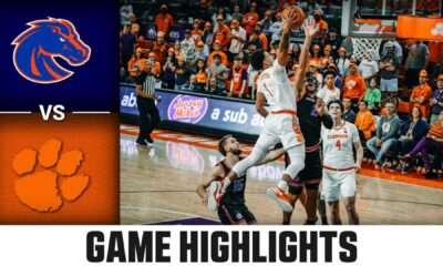 Clemson Tigers Vs Boise State Broncos Basketball Game