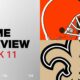 Cleveland Browns Vs New Orleans Saints Nfl Week 11