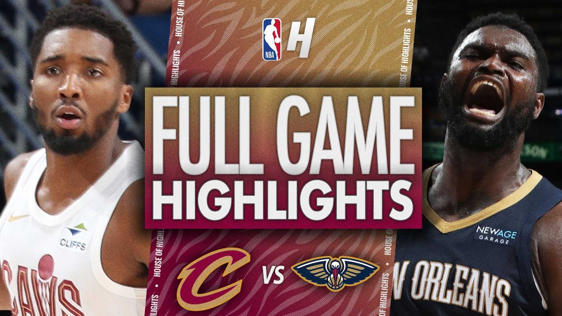 Cleveland Cavaliers Vs New Orleans Pelicans Nba Game