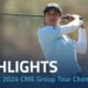 Cme Group Tour Championship Round 1 Golfers