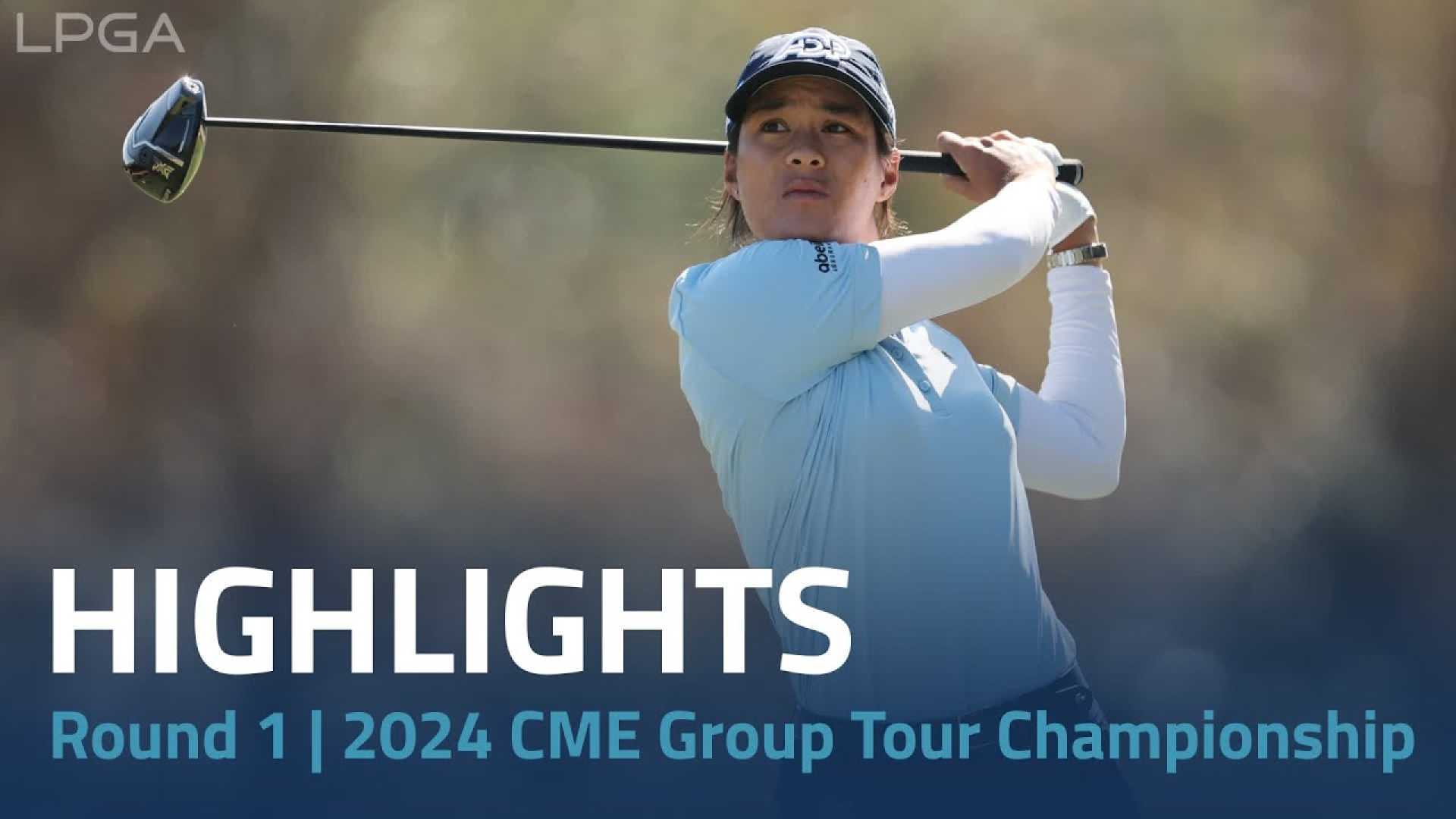 Cme Group Tour Championship Round 1 Golfers