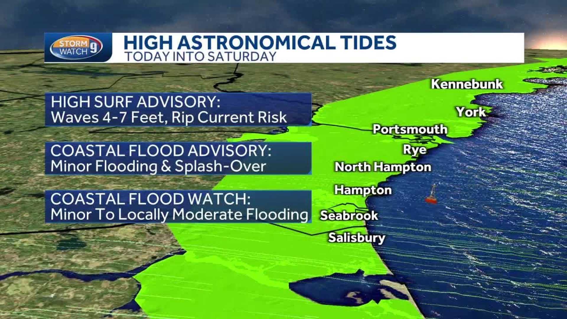 Coastal Flood Warnings High Tides