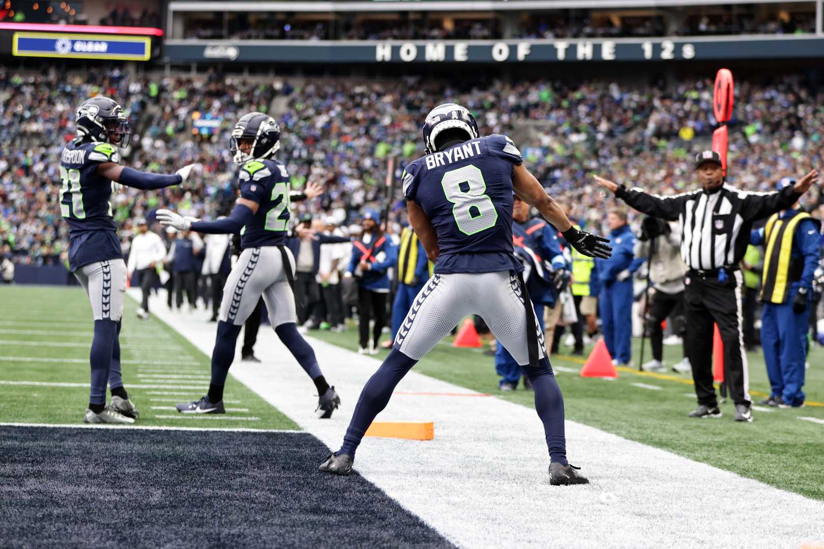 Coby Bryant Pick Six Seahawks Cardinals