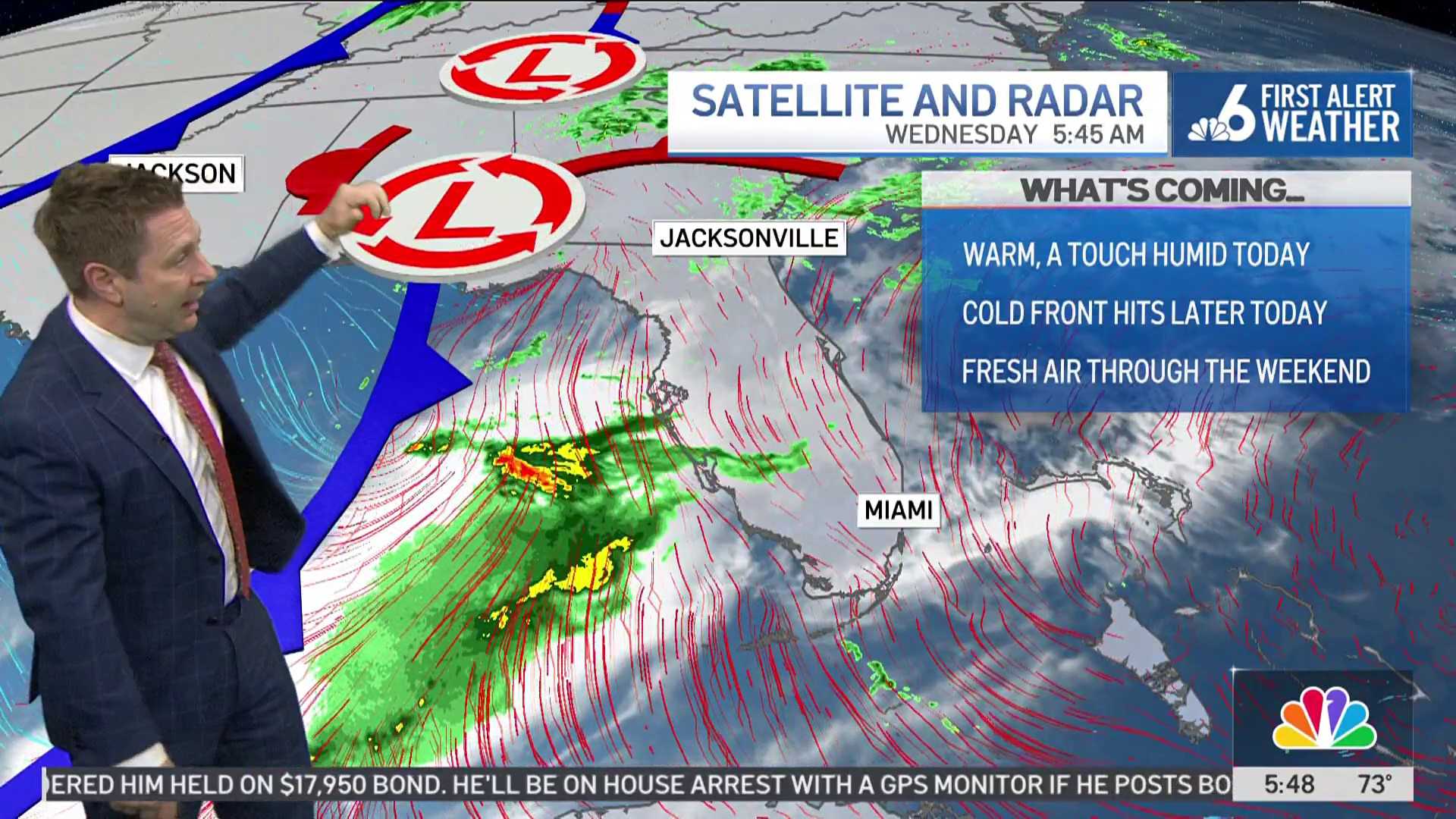 Cold Front South Florida Weather Forecast