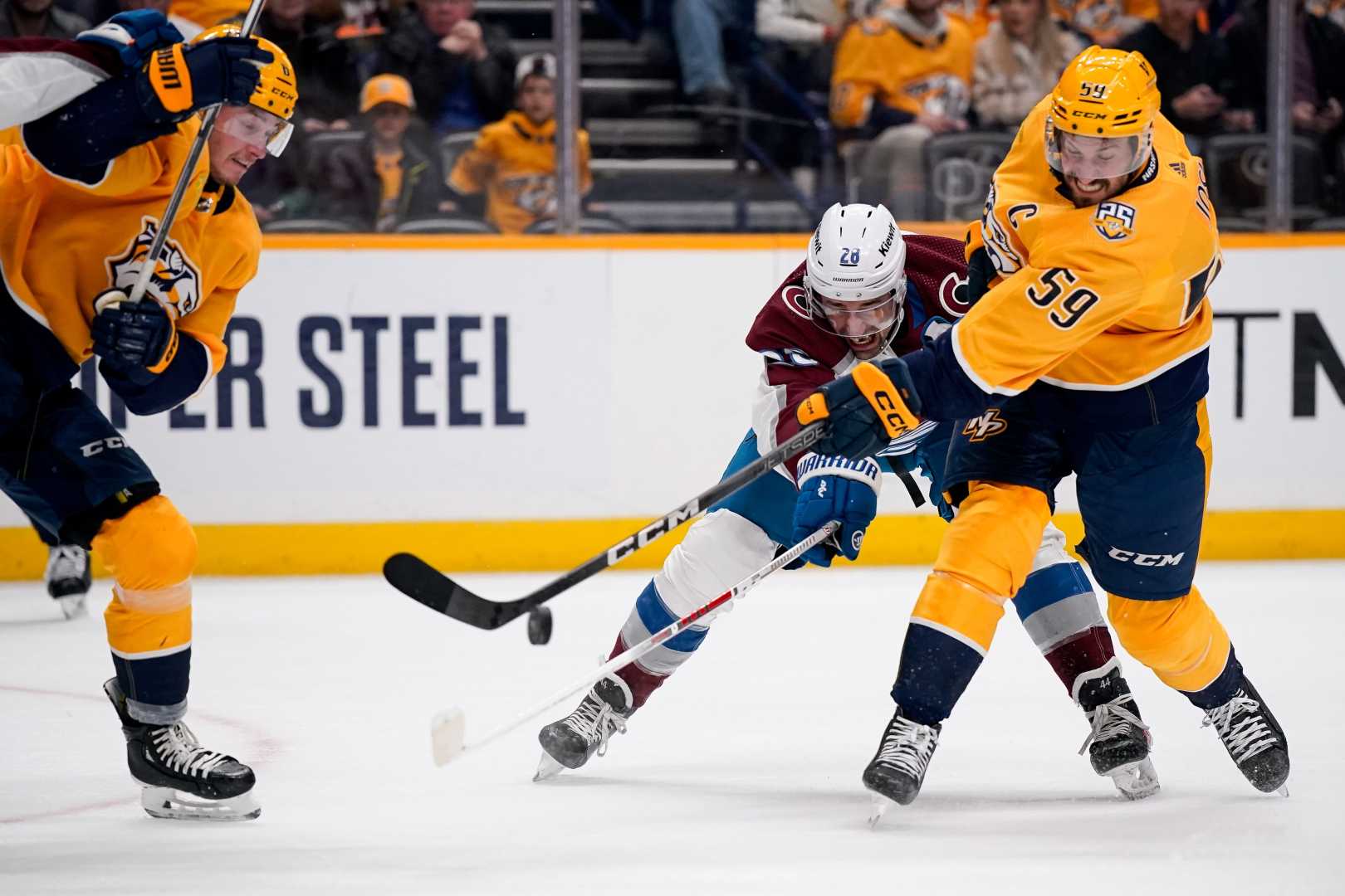 Colorado Avalanche Vs Nashville Predators Hockey Game