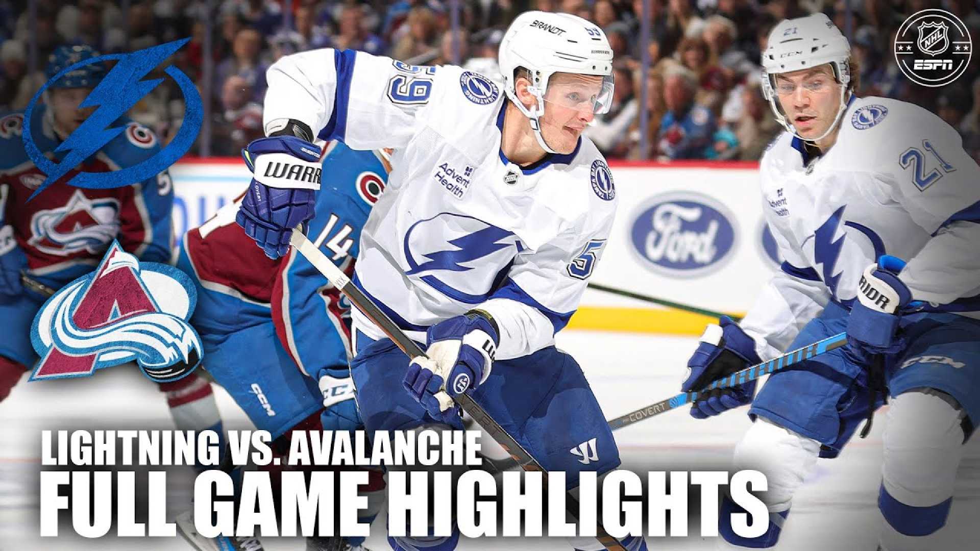 Colorado Avalanche Vs Tampa Bay Lightning Hockey Game