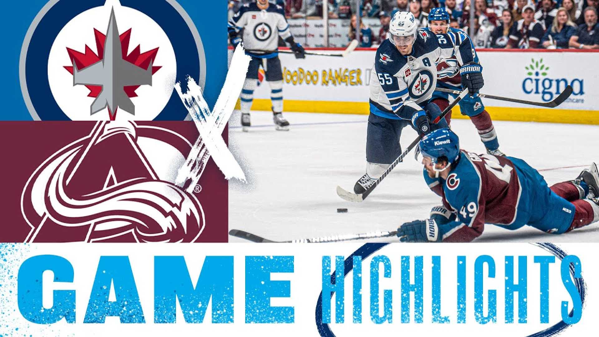 Colorado Avalanche Vs Winnipeg Jets Hockey Game