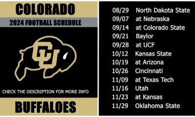 Colorado Buffaloes Football Schedule 2024