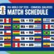 Conmebol 2026 Fifa World Cup Qualifiers Standings And Match Schedules