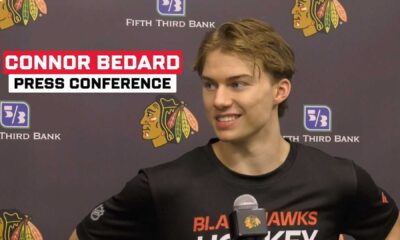 Connor Bedard Chicago Blackhawks Press Conference