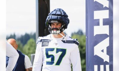 Connor Williams Seattle Seahawks Practice