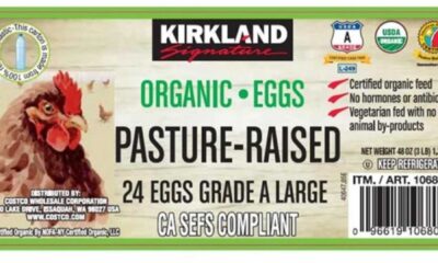 Costco Kirkland Signature Eggs Recall Salmonella