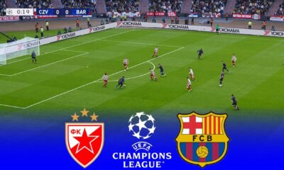 Crvena Zvezda Vs Barcelona Champions League Match