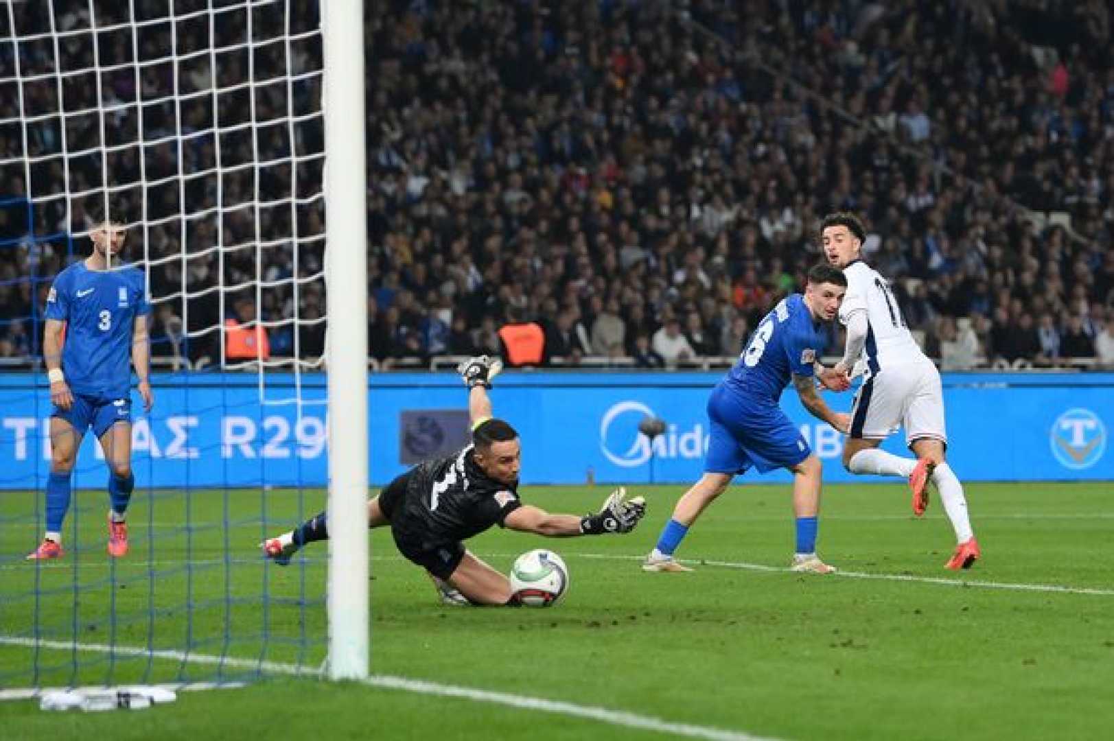 Curtis Jones England Debut Goal Against Greece