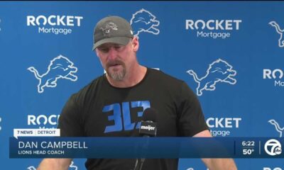 Dan Campbell Detroit Lions Thanksgiving Game