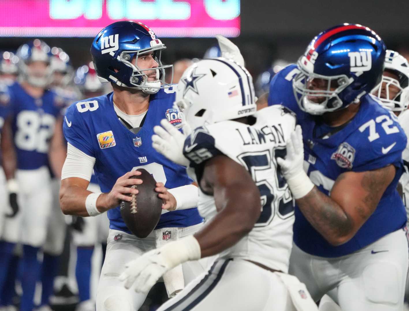 Daniel Jones New York Giants Offensive Line Changes