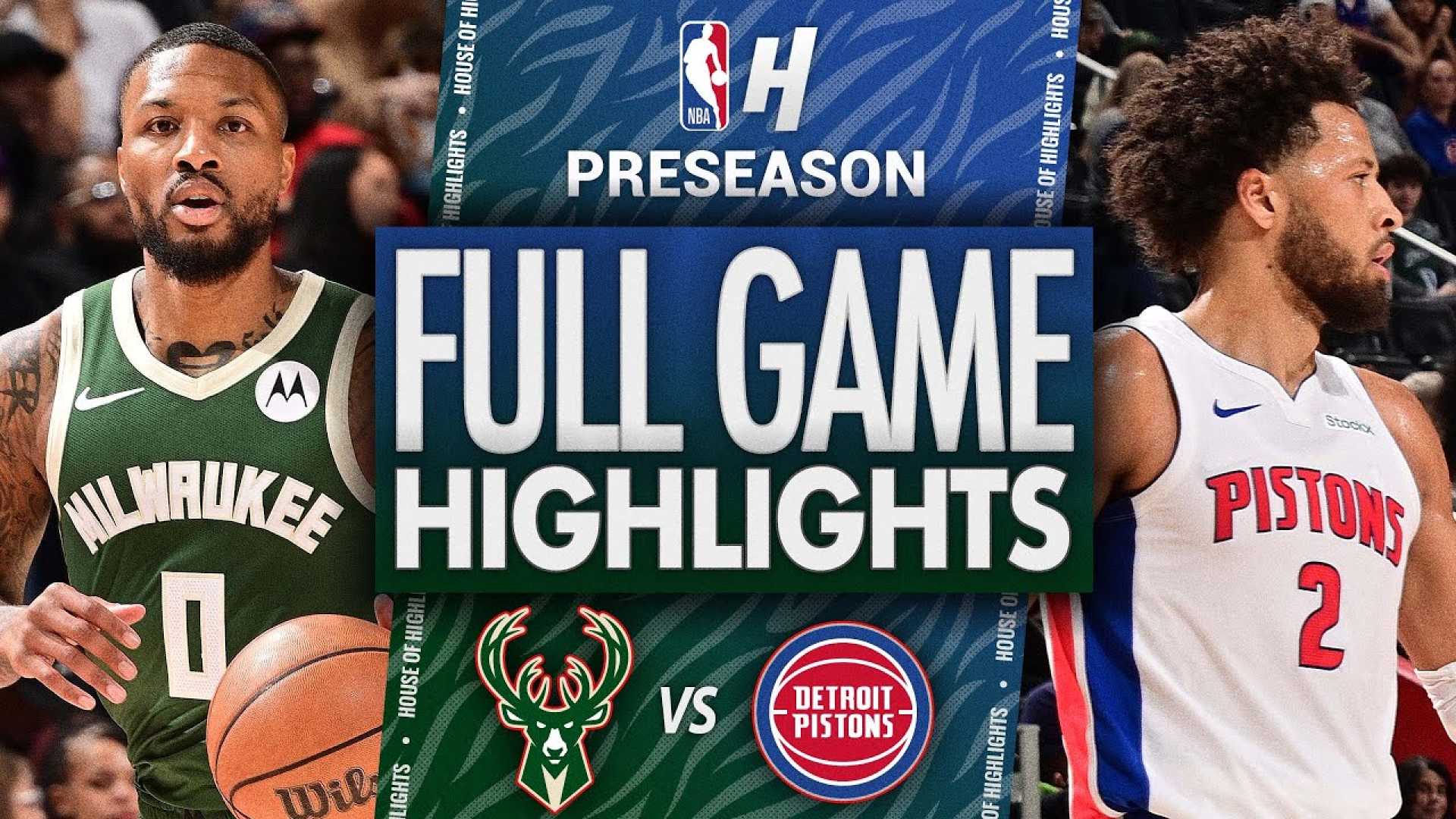 Detroit Pistons Vs Milwaukee Bucks Nba Game