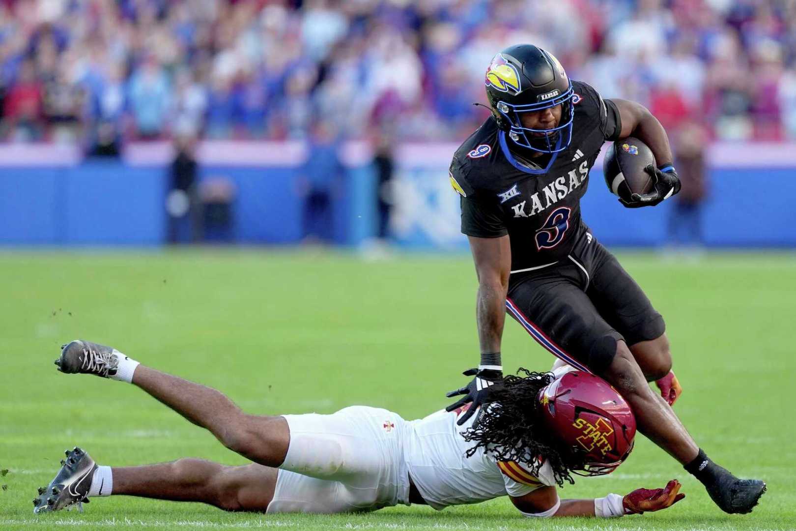 Devin Neal 51 Yard Touchdown Kansas