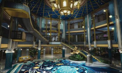 Disney Treasure Cruise Ship Interior And Exterior