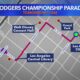 Dodgers World Series Parade Route Downtown Los Angeles