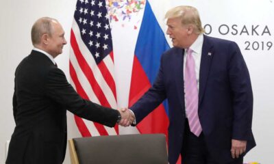 Donald Trump And Vladimir Putin Discussing Ukraine War