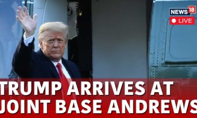 Donald Trump Arriving At Joint Base Andrews