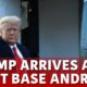 Donald Trump Arriving At Joint Base Andrews