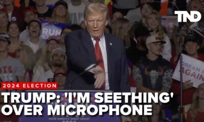 Donald Trump Microphone Issues Wisconsin Rally