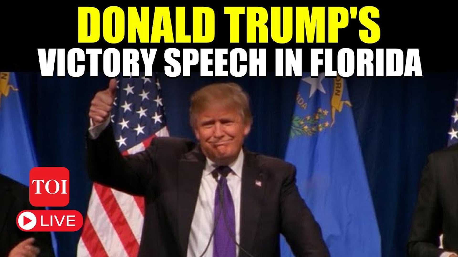 Donald Trump Victory Speech 2024 Florida