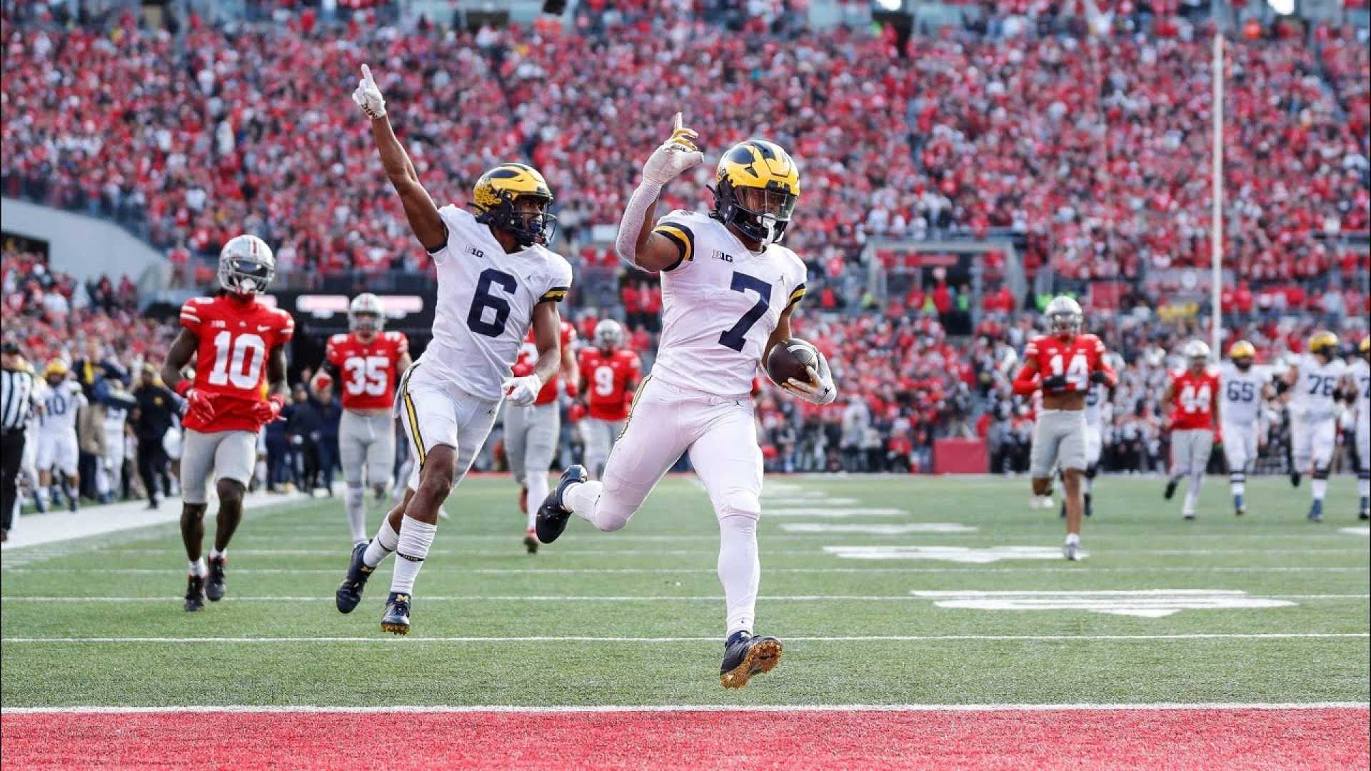 Donovan Edwards Michigan Wolverines Senior Day Highlights