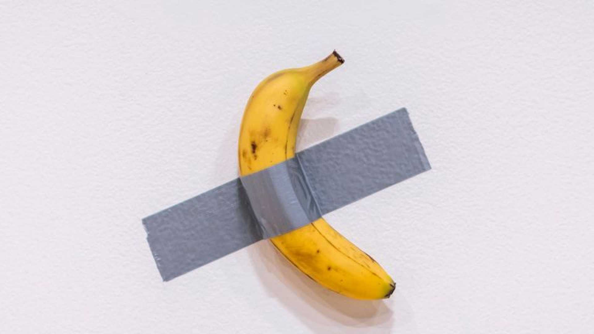 Duct Taped Banana Art Auction