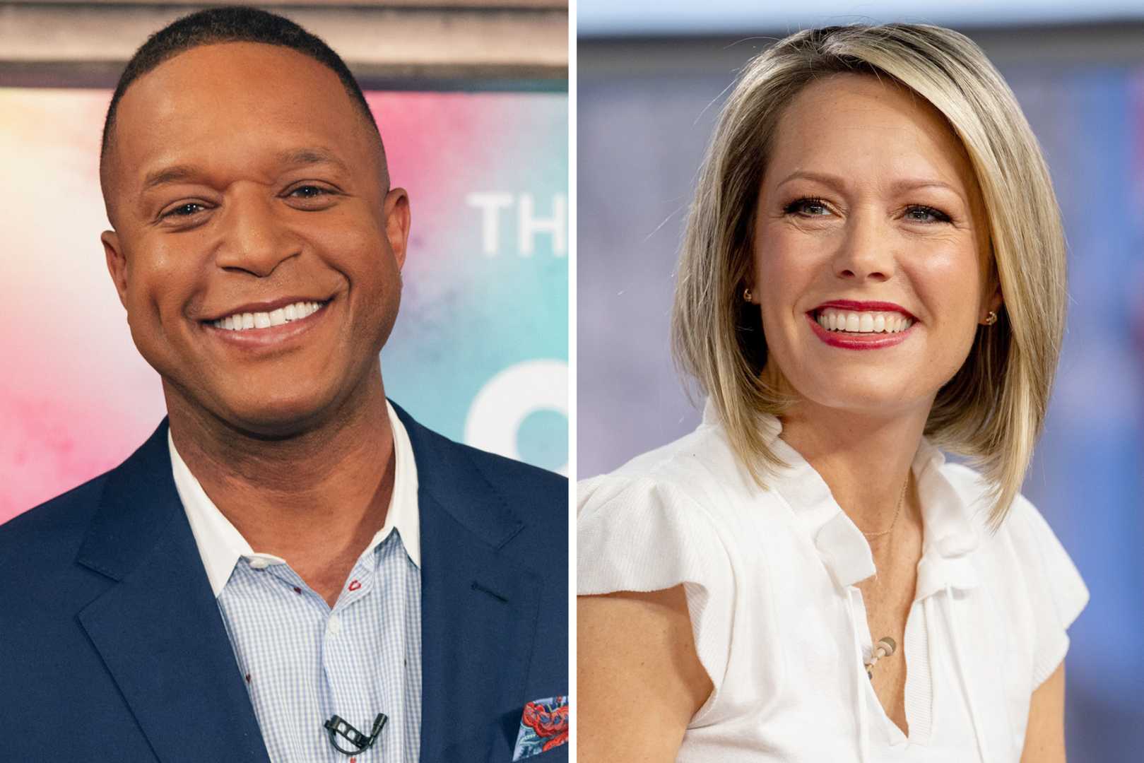 Dylan Dreyer And Craig Melvin On Nbc's Today Show