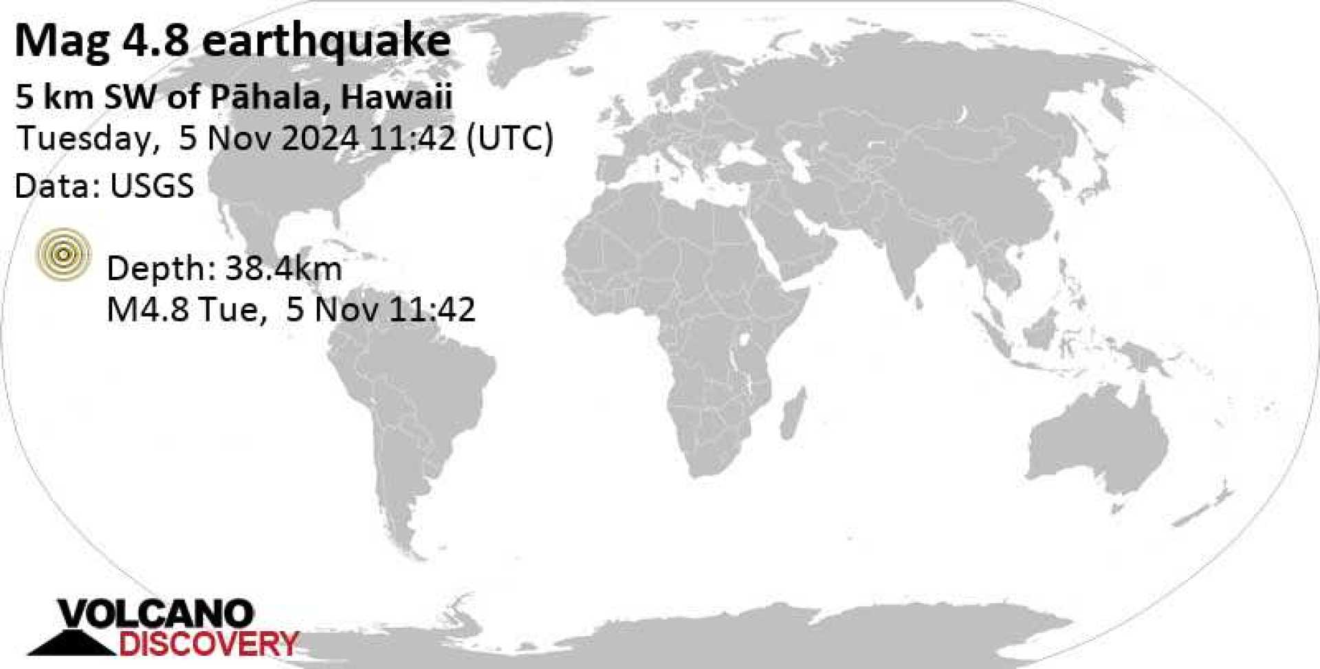 Earthquakes In Hawaii November 5 2024