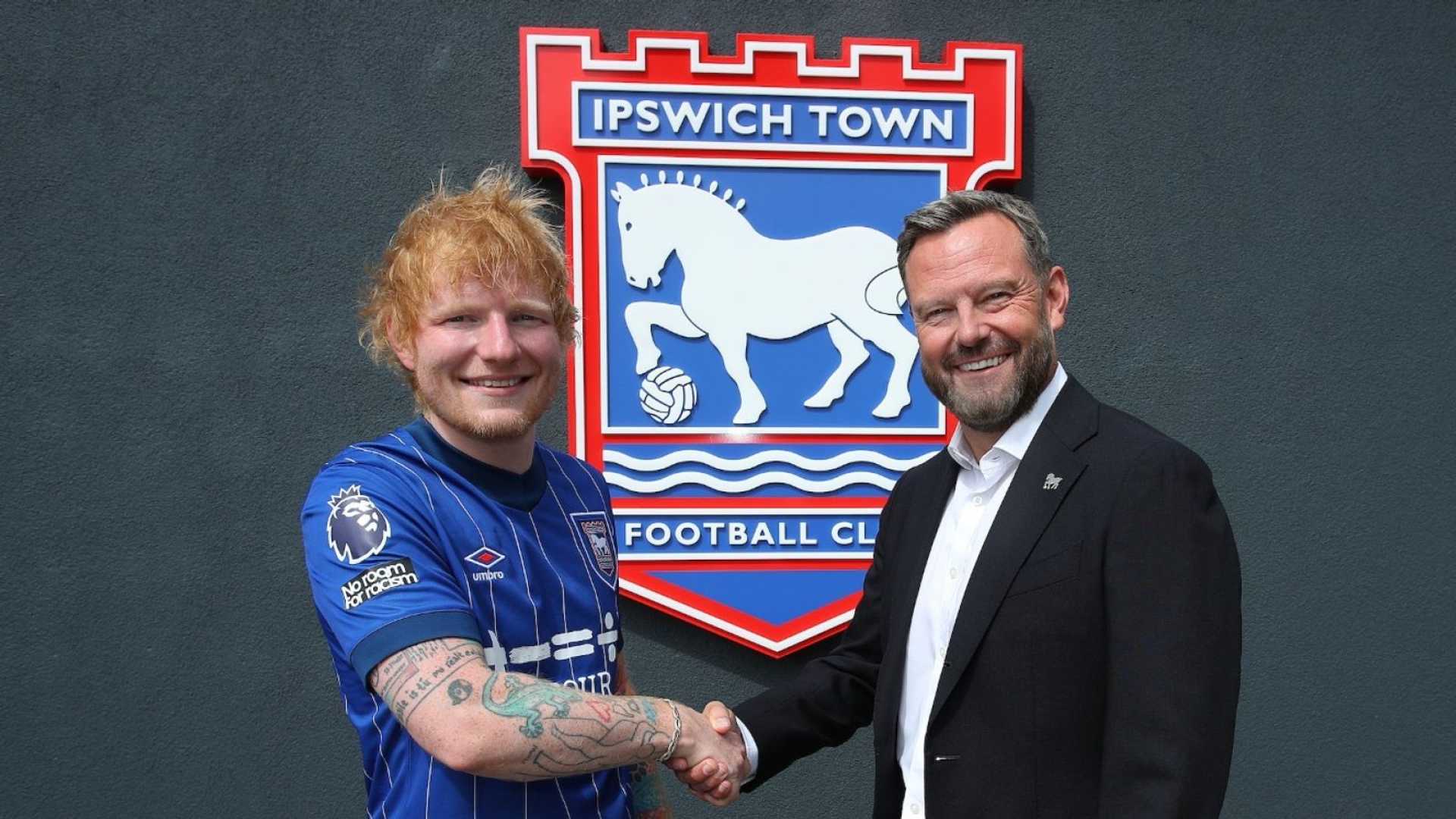 Ed Sheeran Ipswich Town Football Club