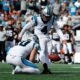 Eddy Pineiro Kicking For Carolina Panthers