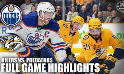 Edmonton Oilers Vs Nashville Predators Hockey Game