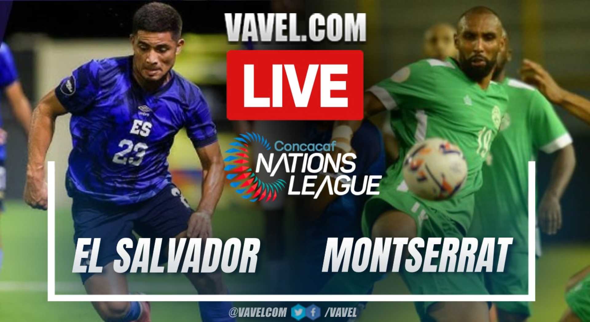 El Salvador Vs Montserrat Soccer Match