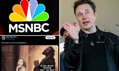 Elon Musk And Msnbc Logo