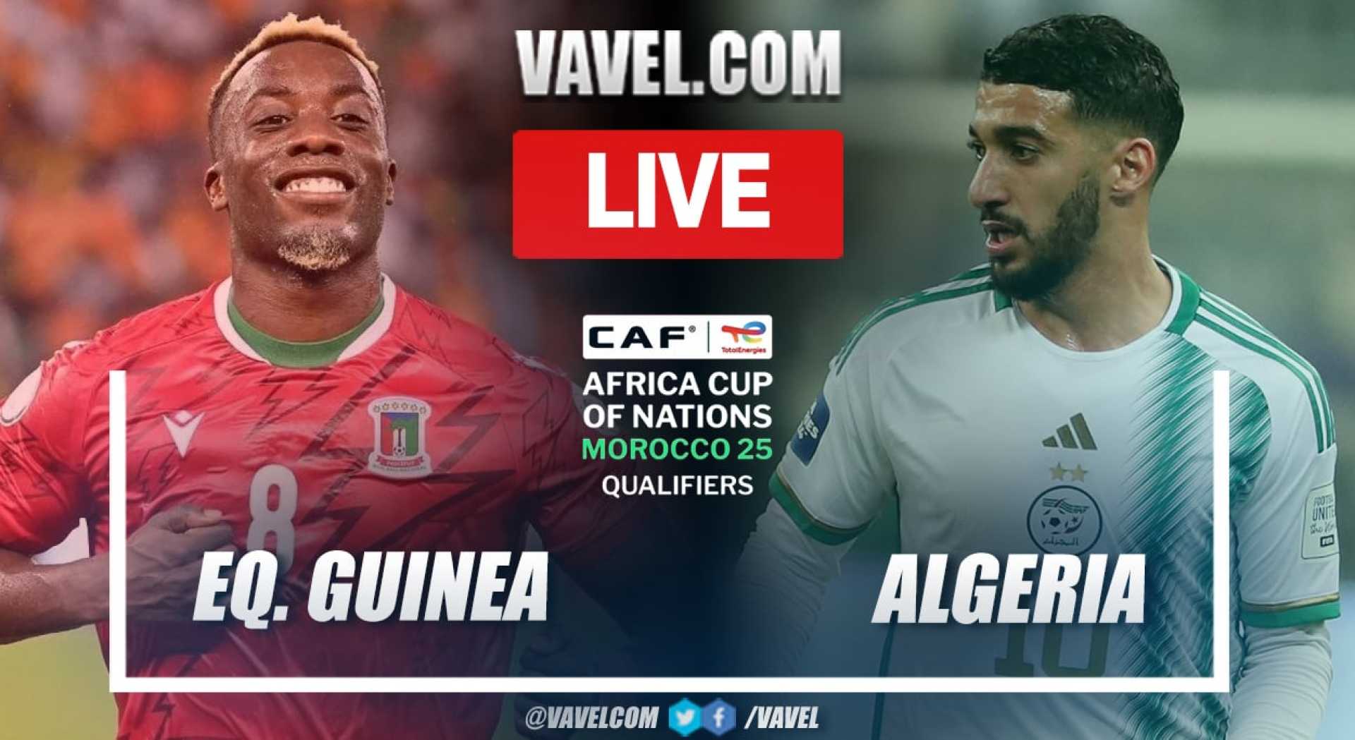 Equatorial Guinea Vs Algeria Africa Cup Of Nations Qualification