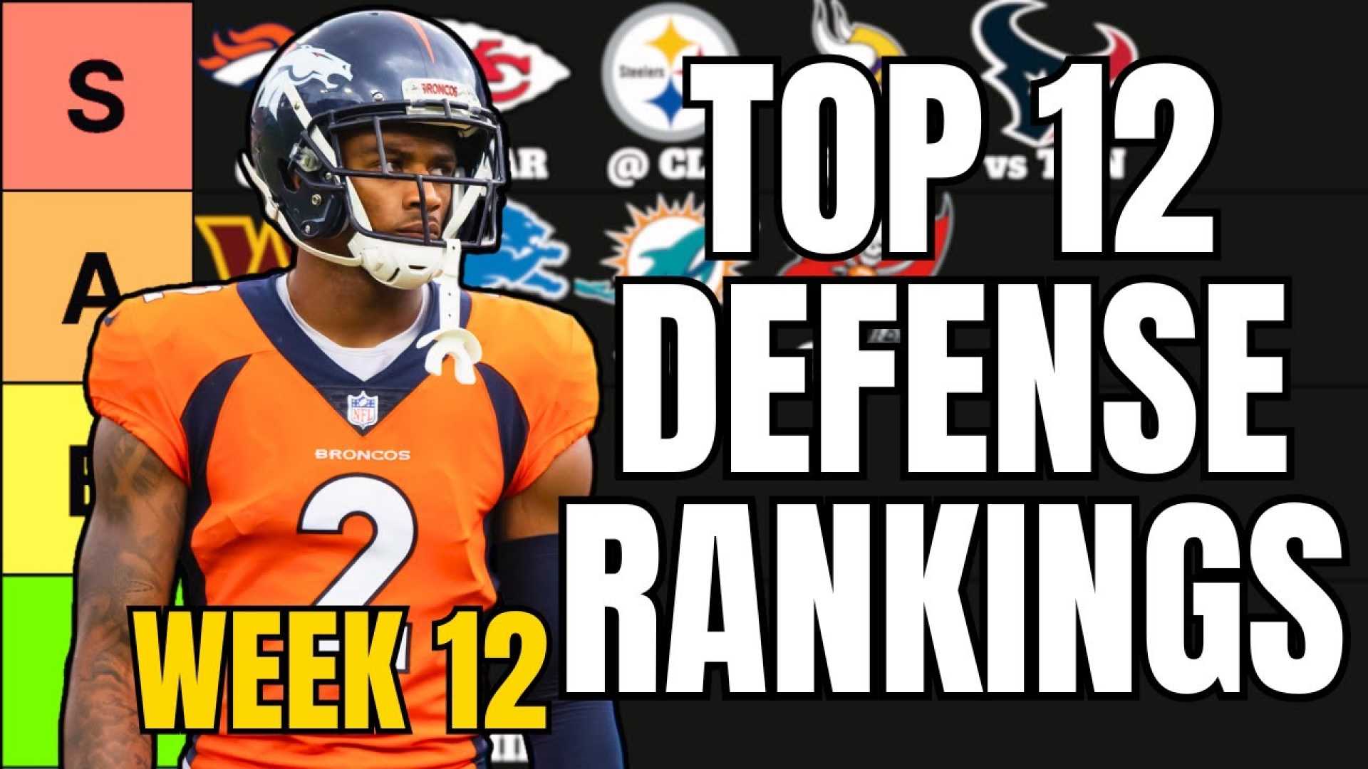 Fantasy Football Week 12 Defense Rankings