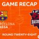 Fc Barcelona Vs Baskonia Vitoria Gasteiz Euroleague Match