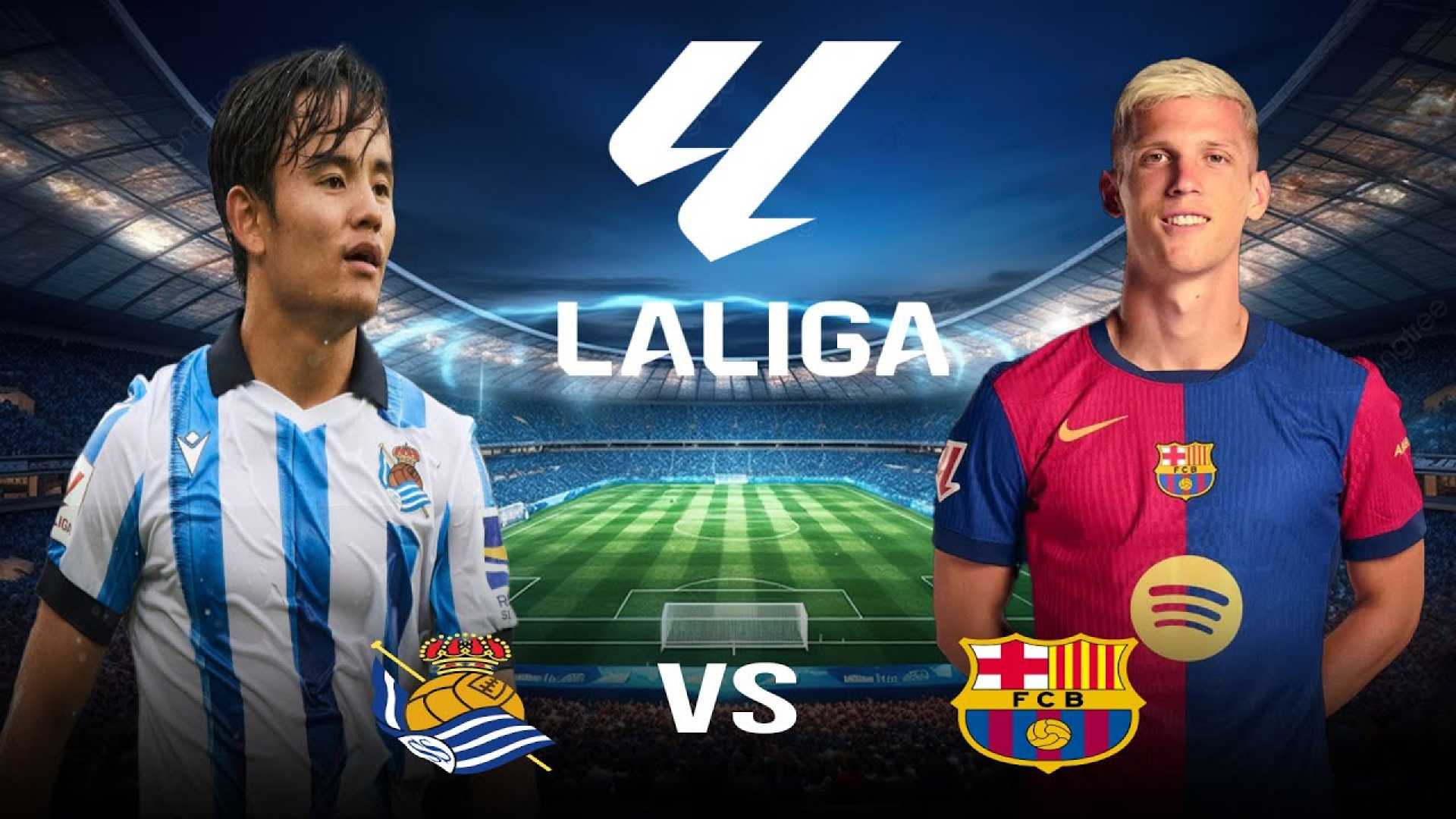 Fc Barcelona Vs Real Sociedad La Liga Match