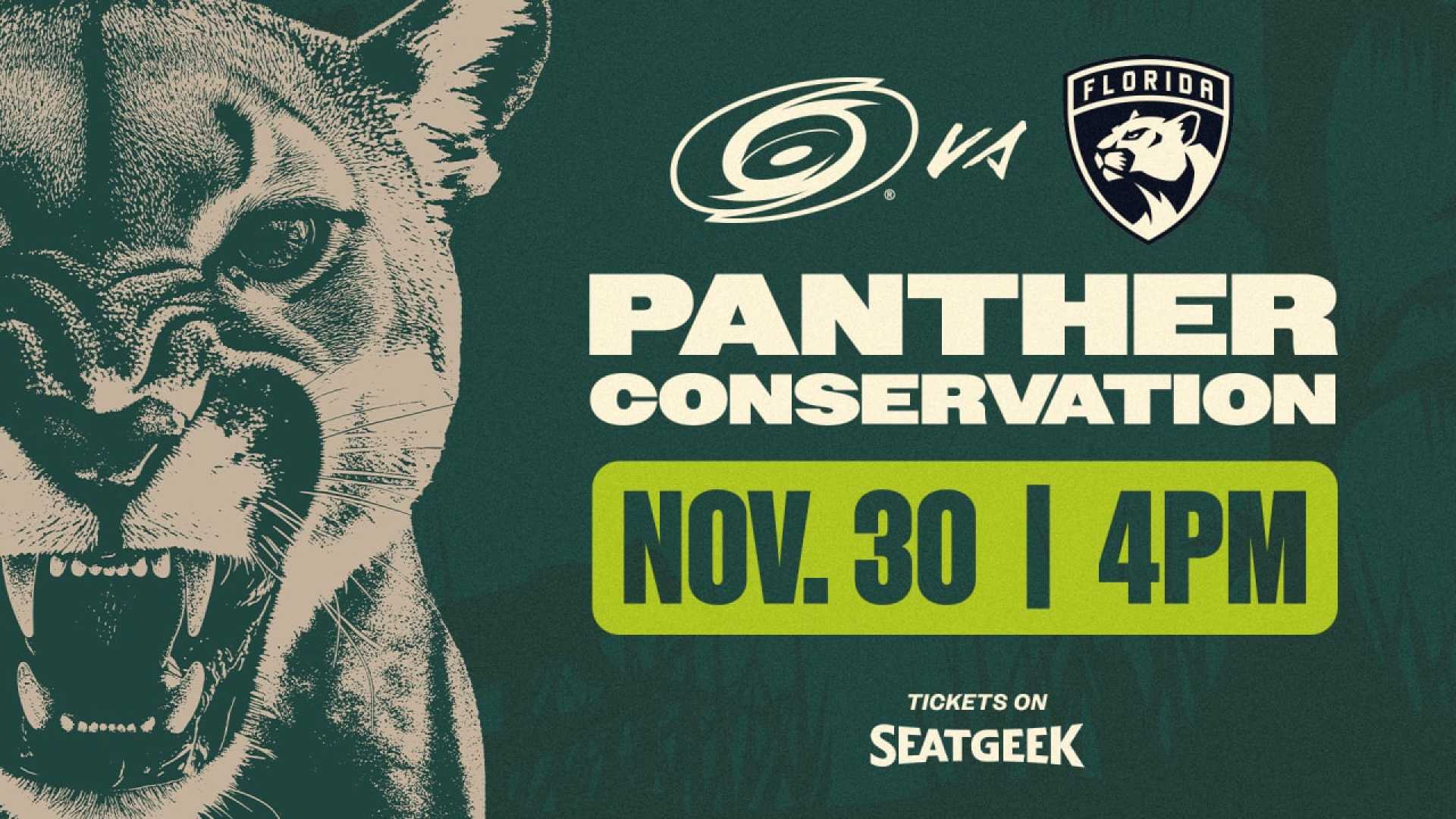 Florida Panthers Panther Conservation Night Jerseys